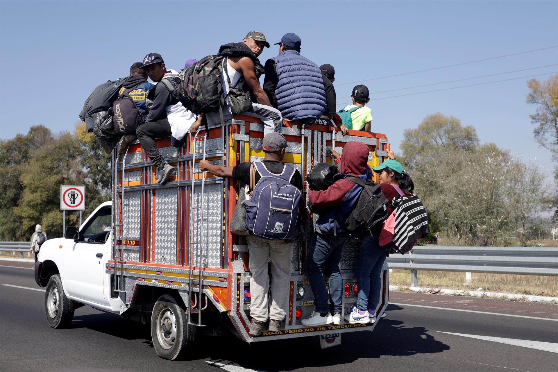 México deportó a más de 114.000 extranjeros en 2021, de acuerdo con datos de la Unidad de Política Migratoria de la Secretaría de Gobernación del país. EFE/Hilda Ríos
