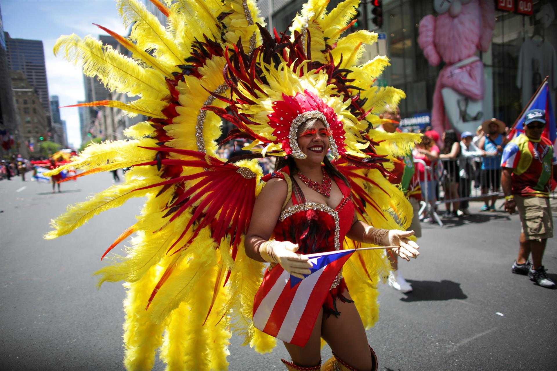 Imagen de archivo que muestra el Desfile Nacional de Puerto Rico en la Quinta avenida de Nueva York (EE.UU.). EFE/ Kena Betancur

