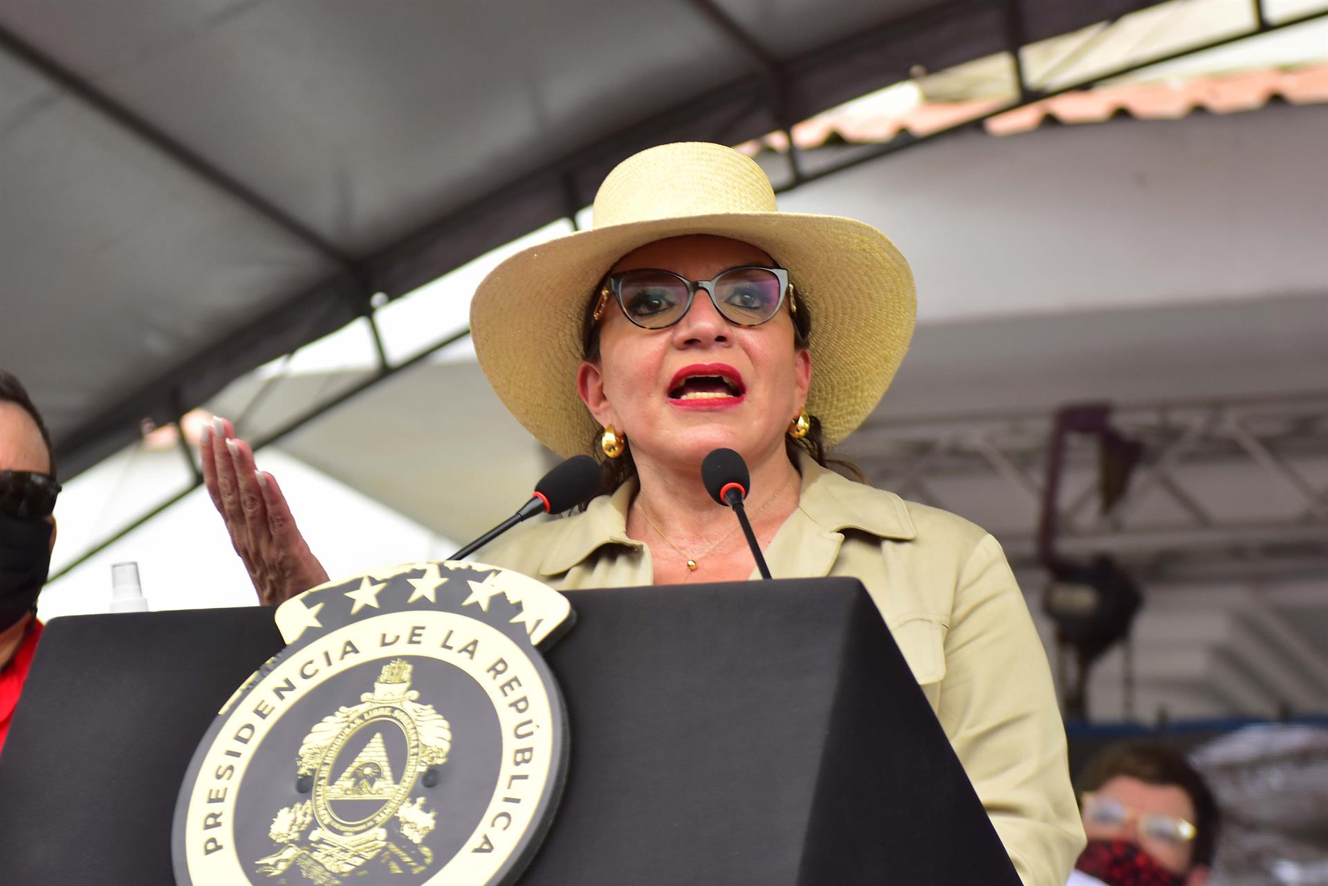 La presidenta de Honduras, Xiomara Castro de Zelaya, imagen de archivo. EFE/ José Valle
