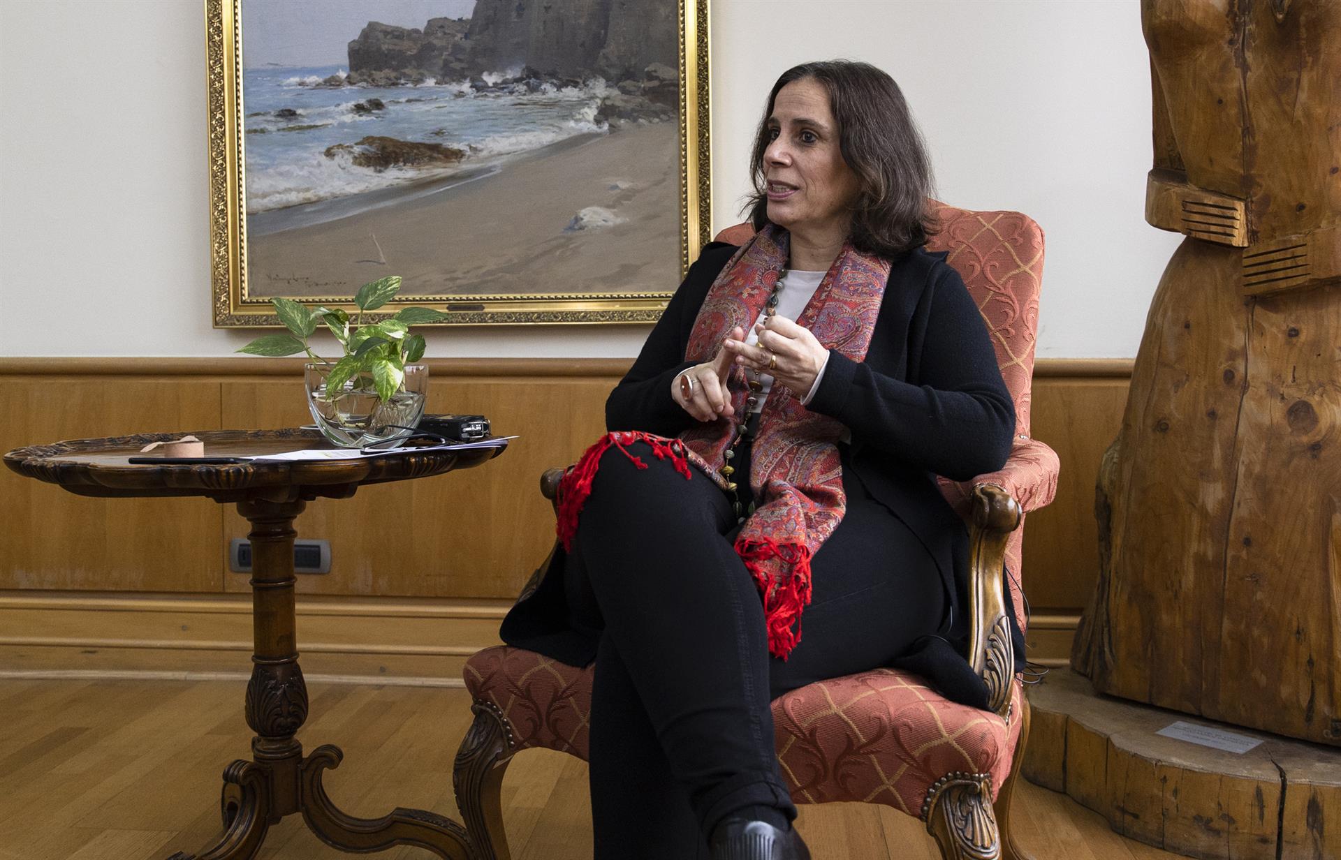 Foto de archivo de la ministra de Relaciones Exteriores de Chile, Antonia Urrejola. EFE/Alberto Valdés

