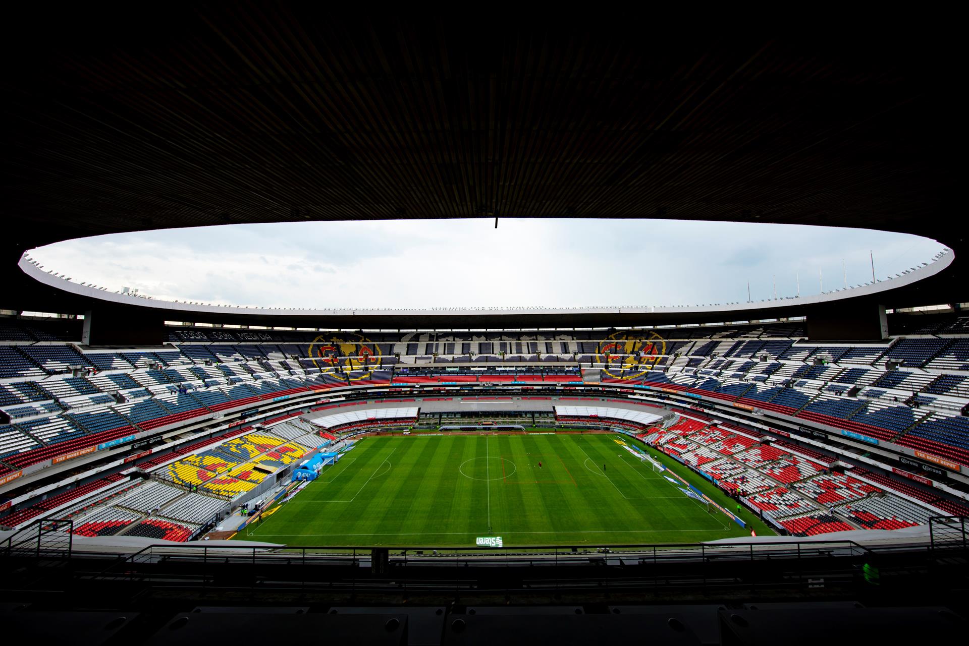 Fotografía de archivo del estadio Azteca en la Ciudad de México (México). EFE/Carlos Ramírez
