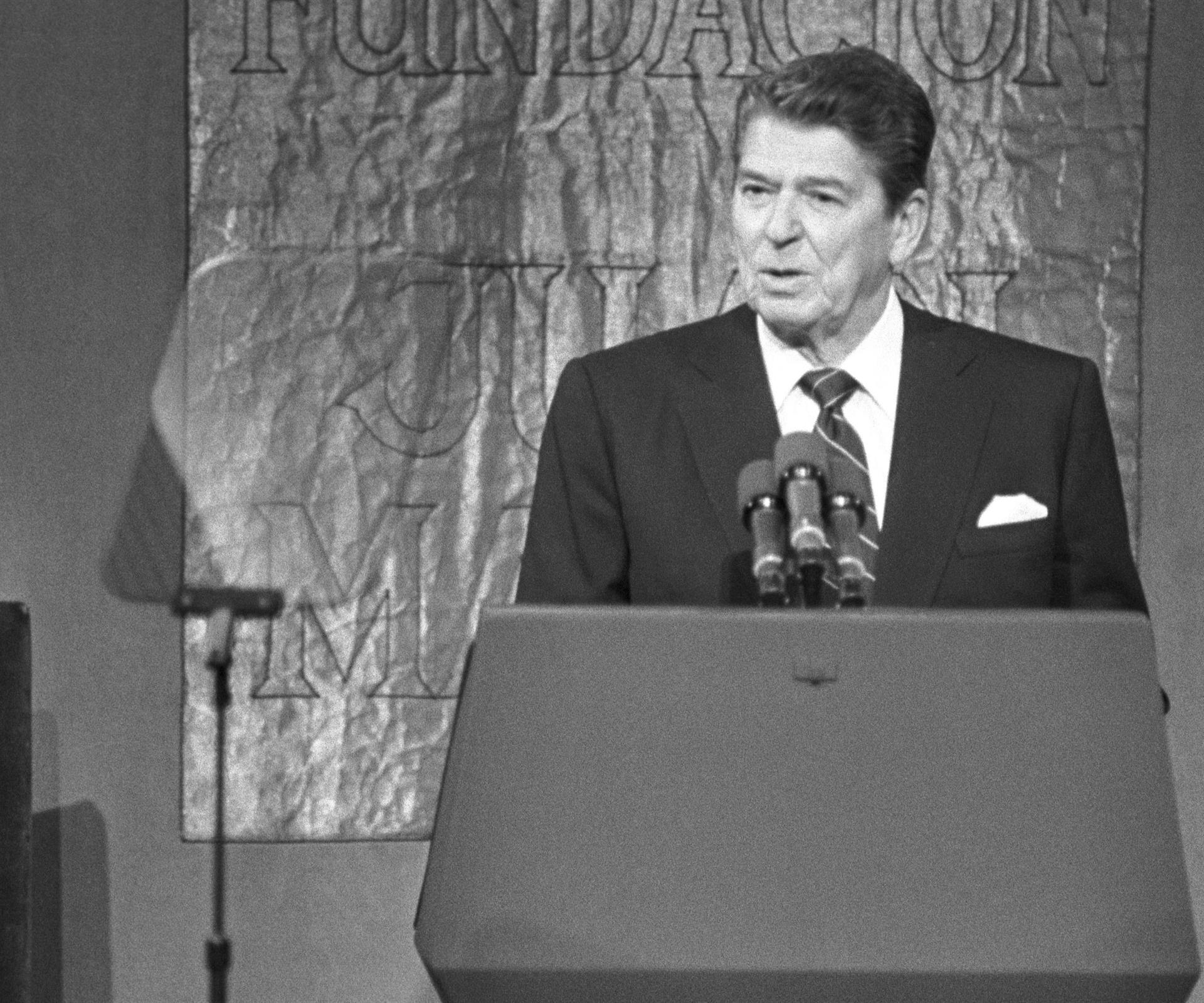 El presidente de Estados Unidos, Ronald Reagan. Imagen de archivo. EFE

