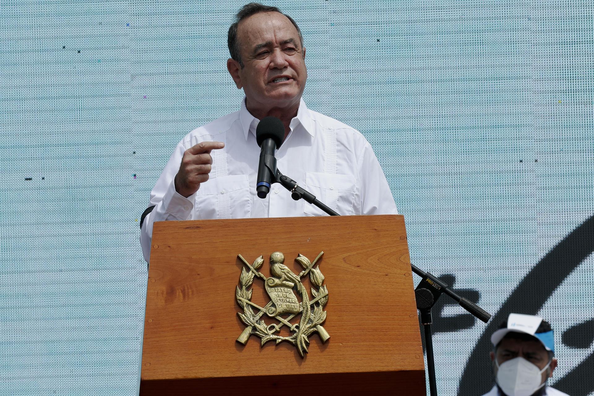 Alejandro Giammattei, presidente de Guatemala, imagen de archivo. EFE/Esteban Biba
