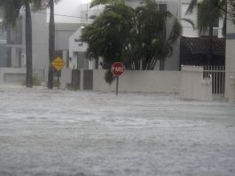 Fotografía de archivo de una vista de inundaciones tras el paso de un huracán , en San Juan (Puerto Rico). EFE/José Rodríguez
