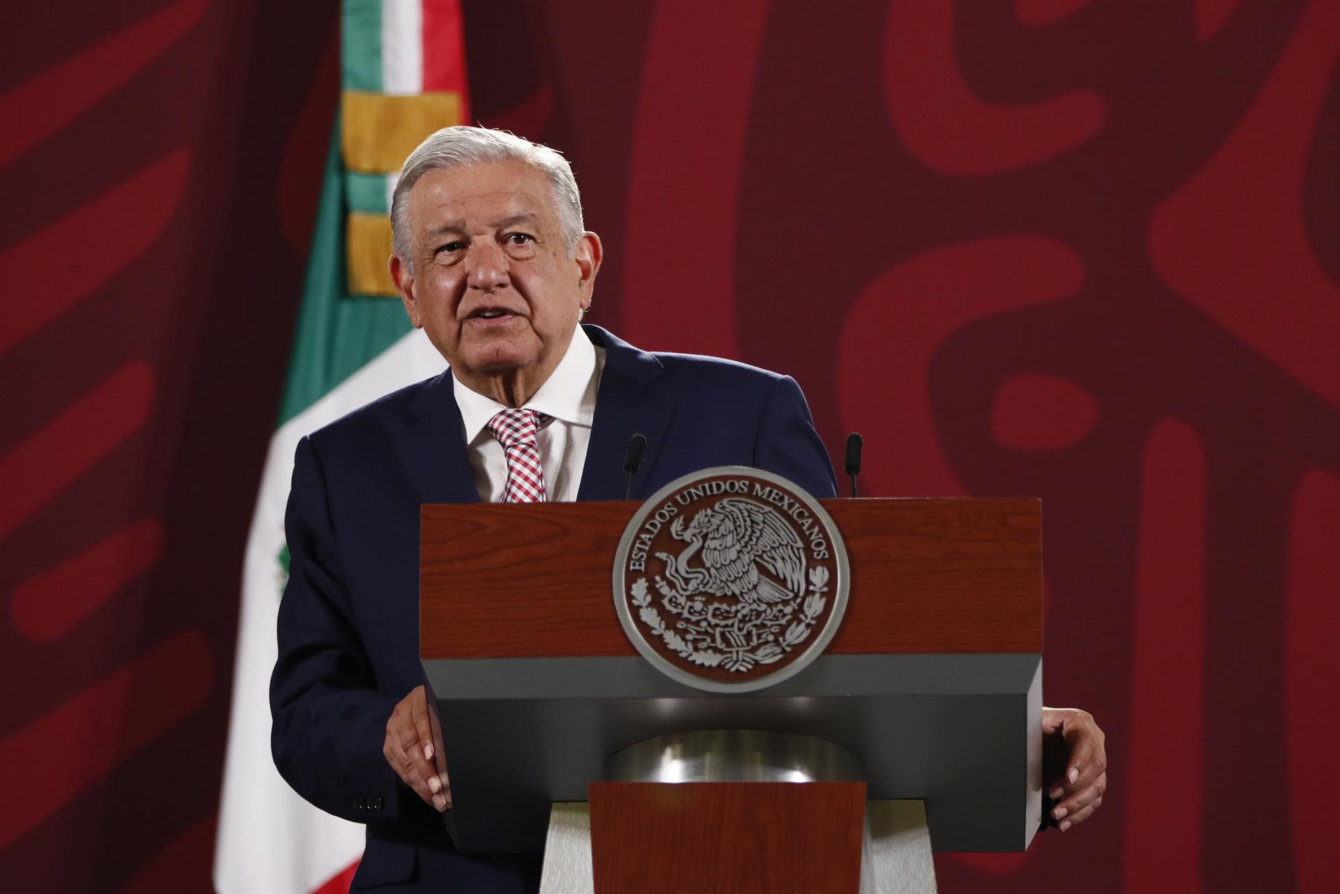 Fotografía de archivo del presidente de México, Andrés Manuel López Obrador. EFE/ José Méndez
