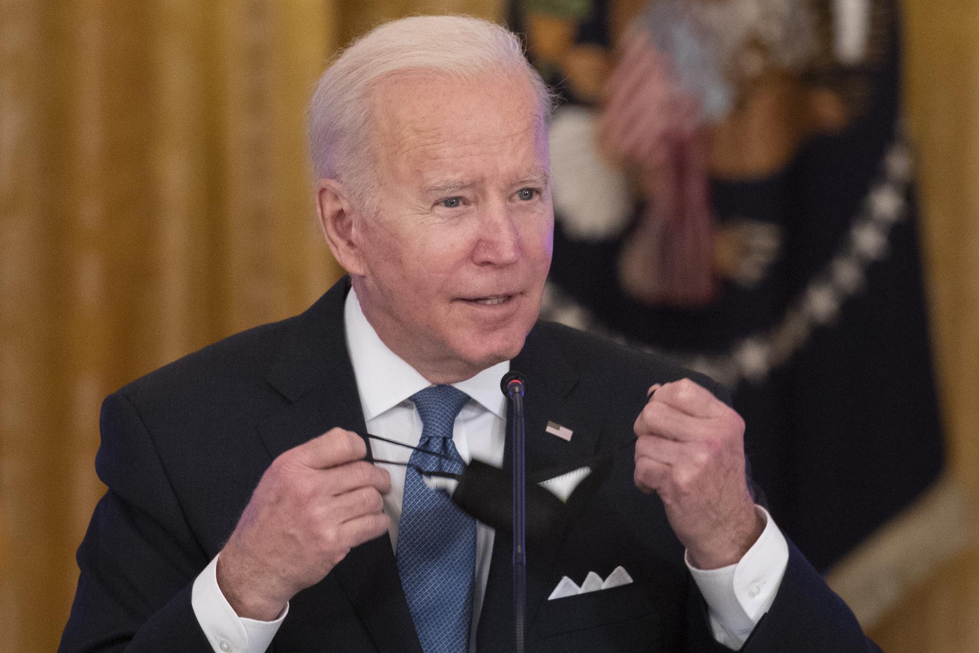 Imagen de archivo del presidente de los Estados unidos, Joe Biden. EFE/EPA/MICHAEL REYNOLDS
