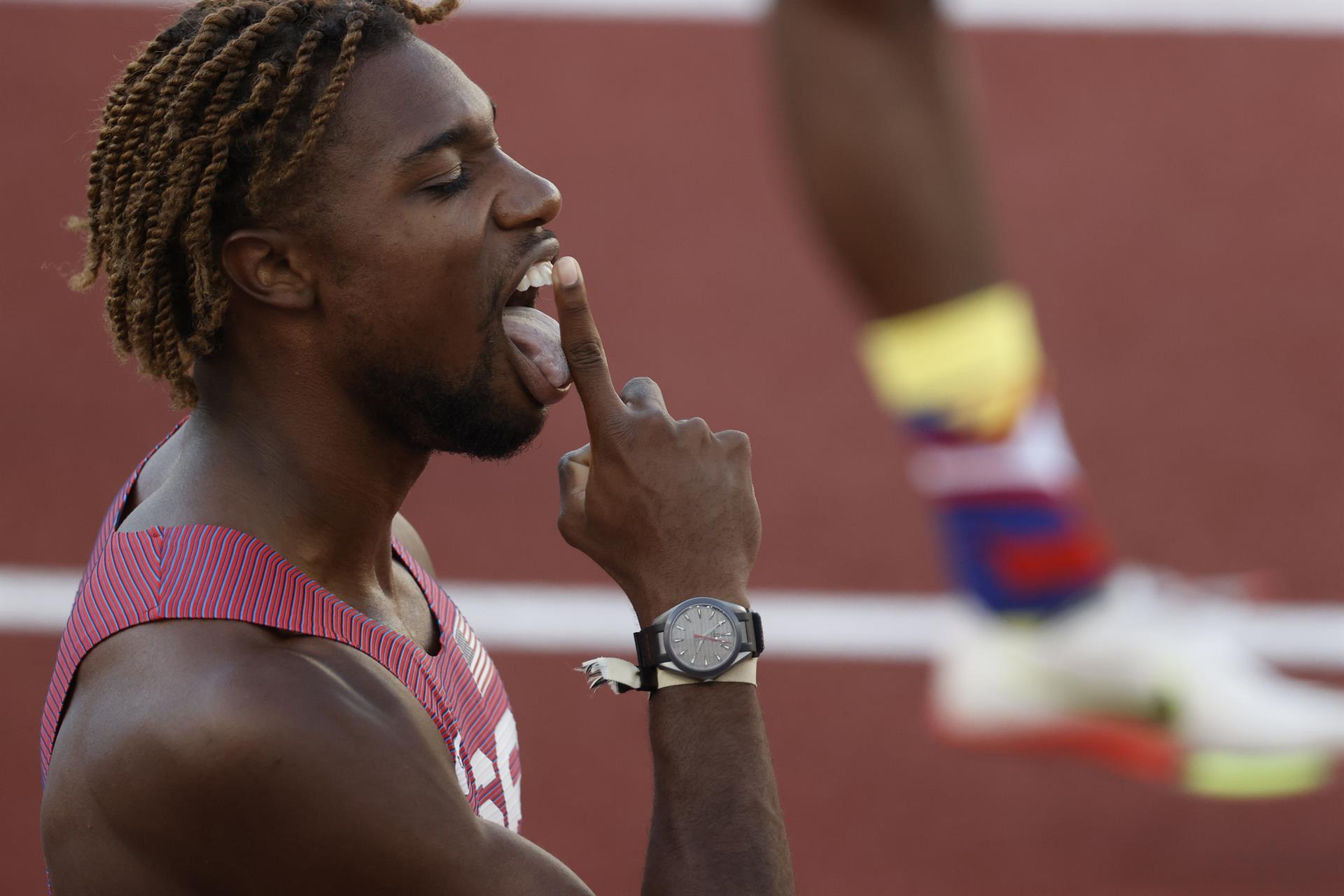 El atleta estadounidense Noah Lyles. EFE/ Kai Forsterling
