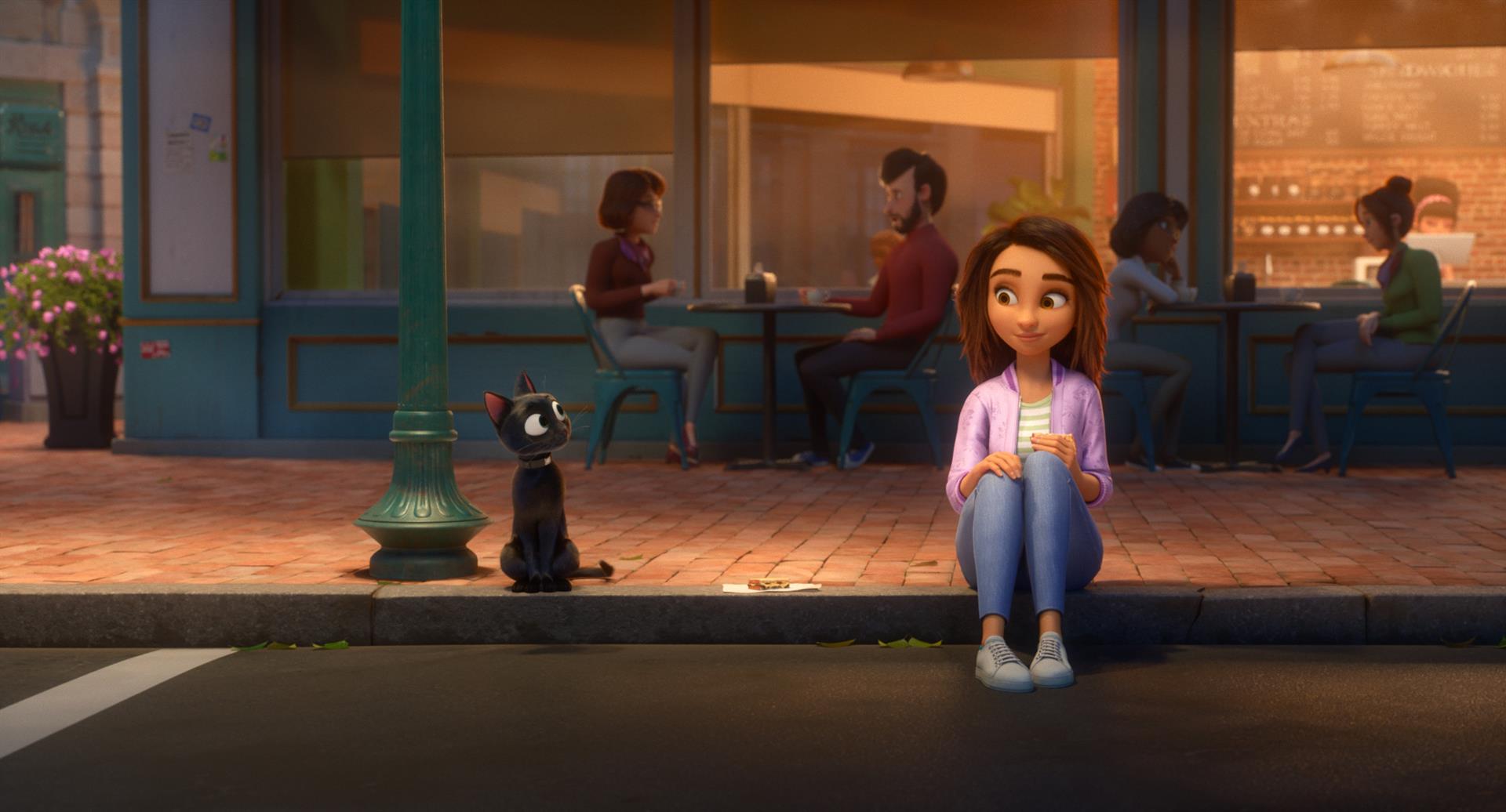 Fotograma cedido este viernes por Apple TV+ de una escena de la película “Luck