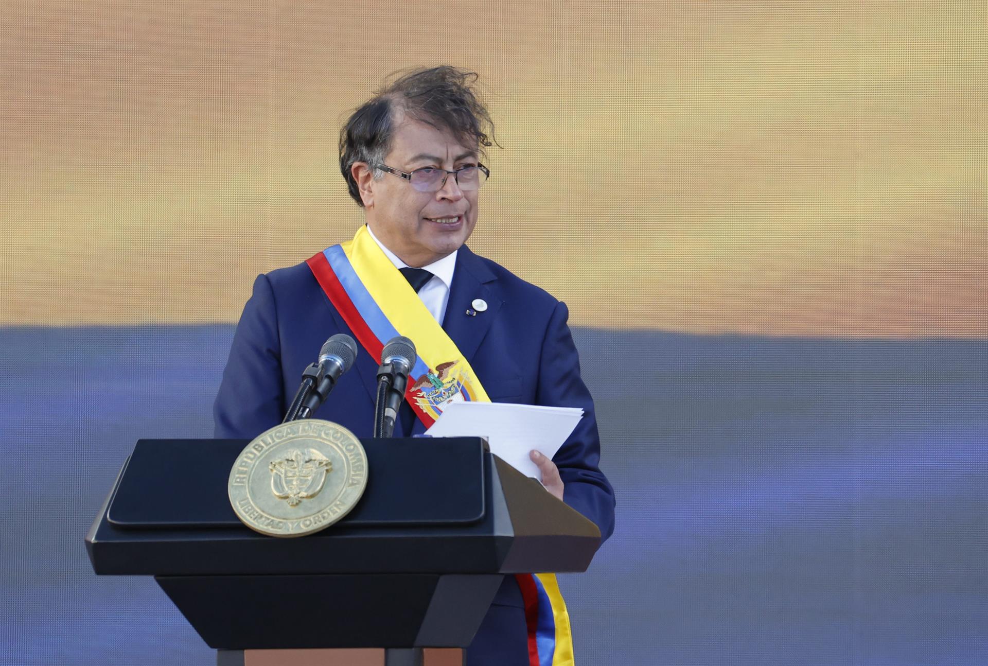 Fotografía de archivo del presidente de Colombia, Gustavo Petro. EFE/ Mauricio Dueñas Castañeda
