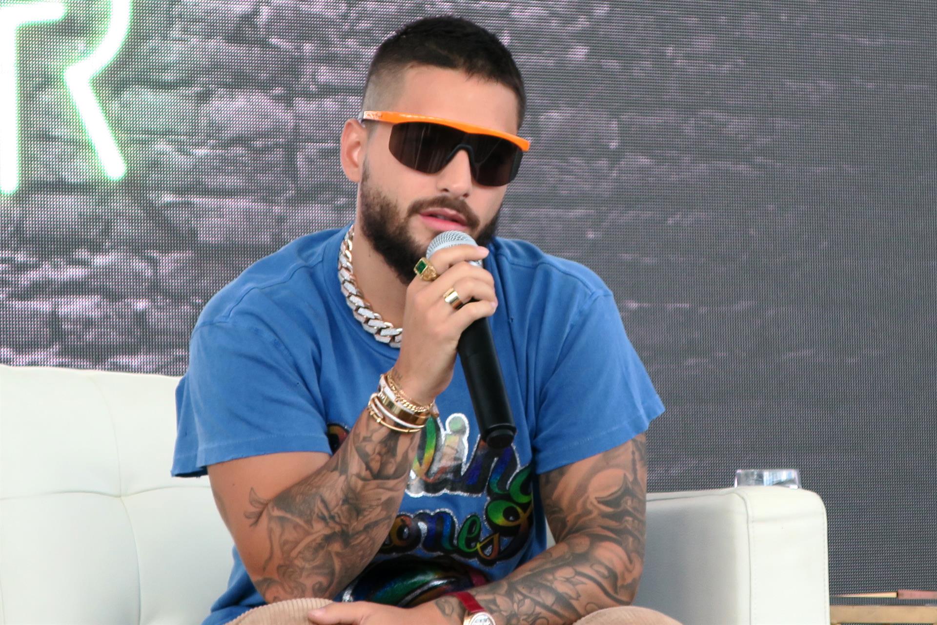 El cantante colombiano de música urbana Maluma, imagen de archivo. EFE/Jorge Muñiz
