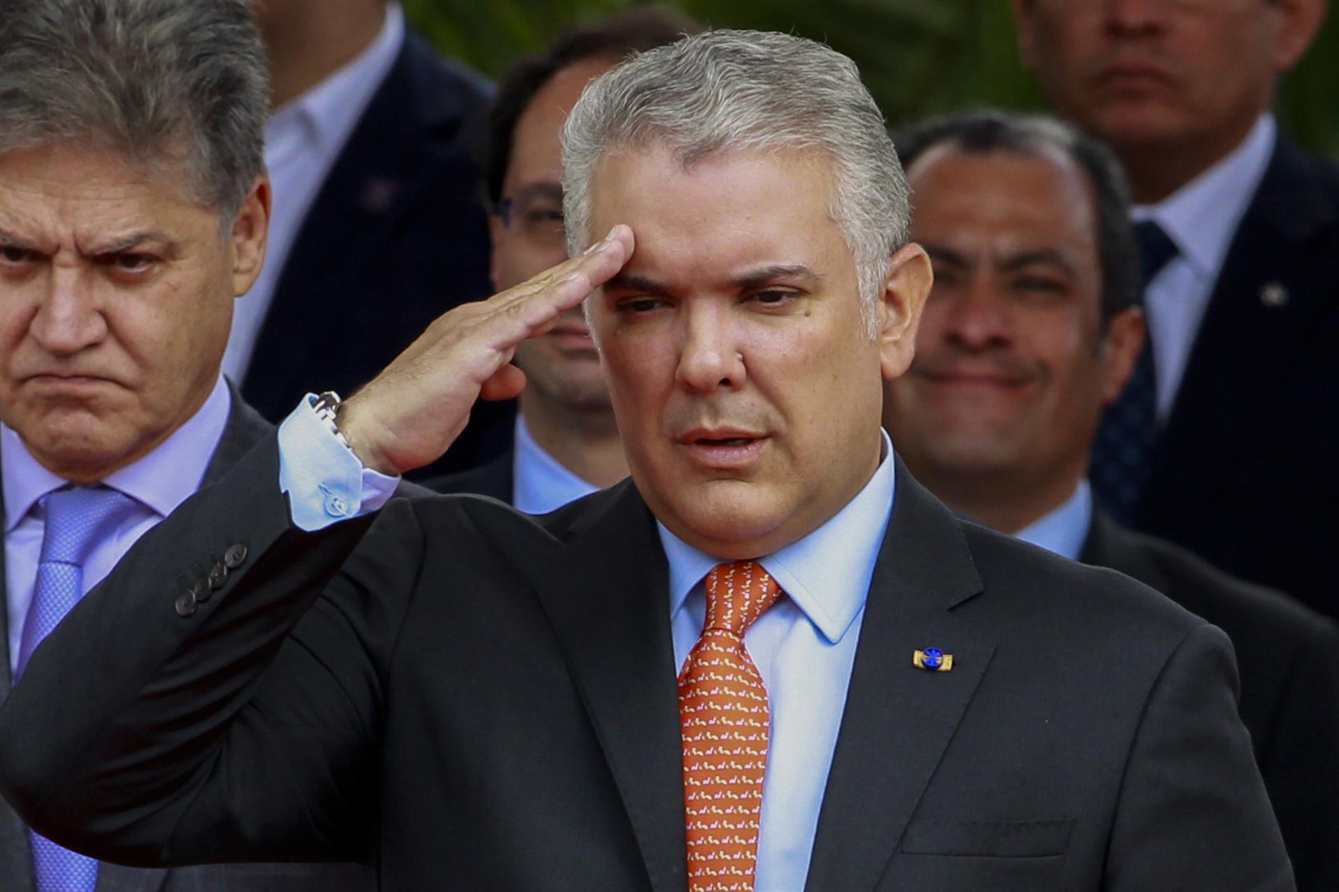 El expresidente colombiano, Iván Duque, imagen de archivo. EFE/ Carlos Durán Araújo
