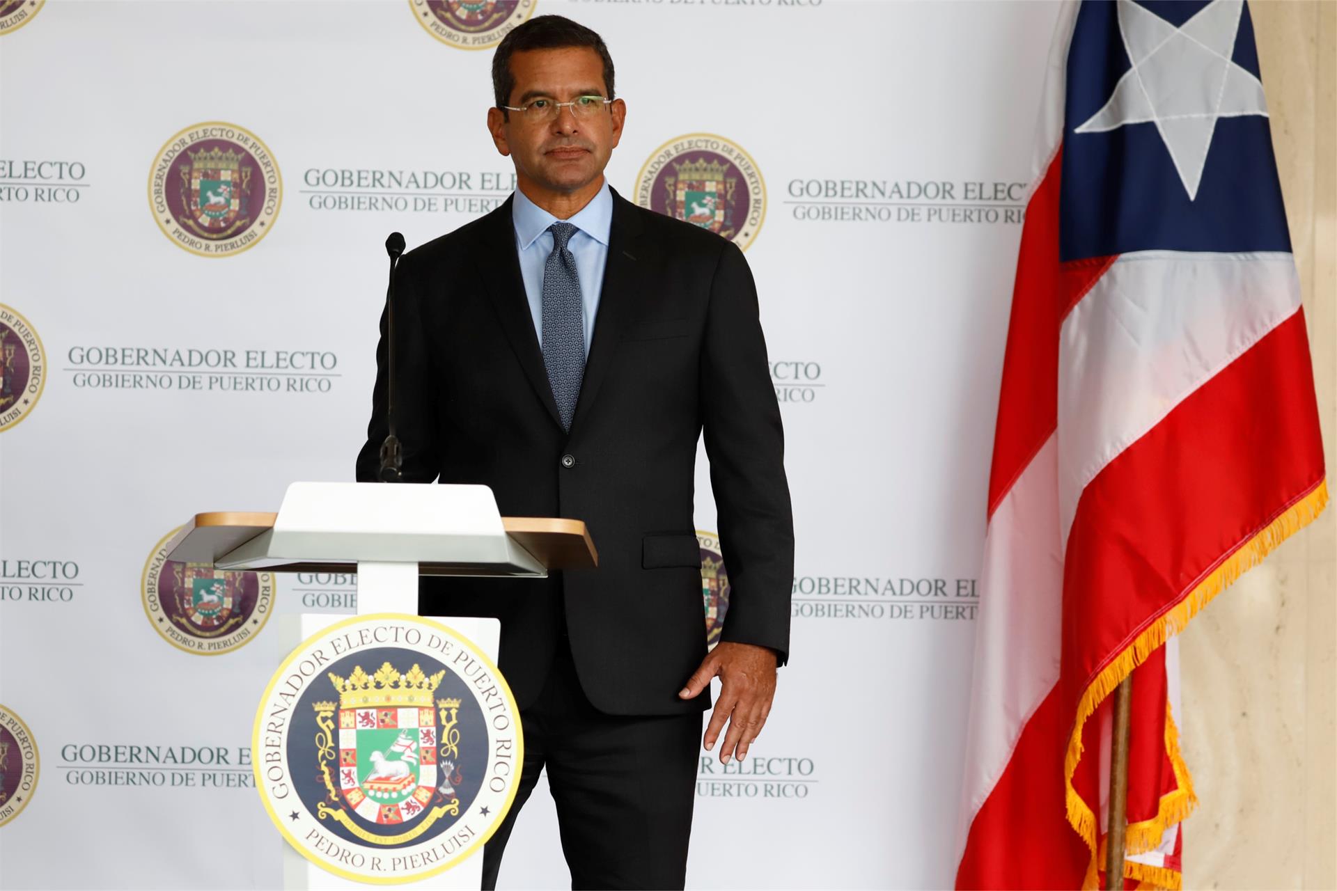 Imagen de archivo del gobernador de Puerto Rico, Pedro Pierluisi. EFE/Thais LLorca
