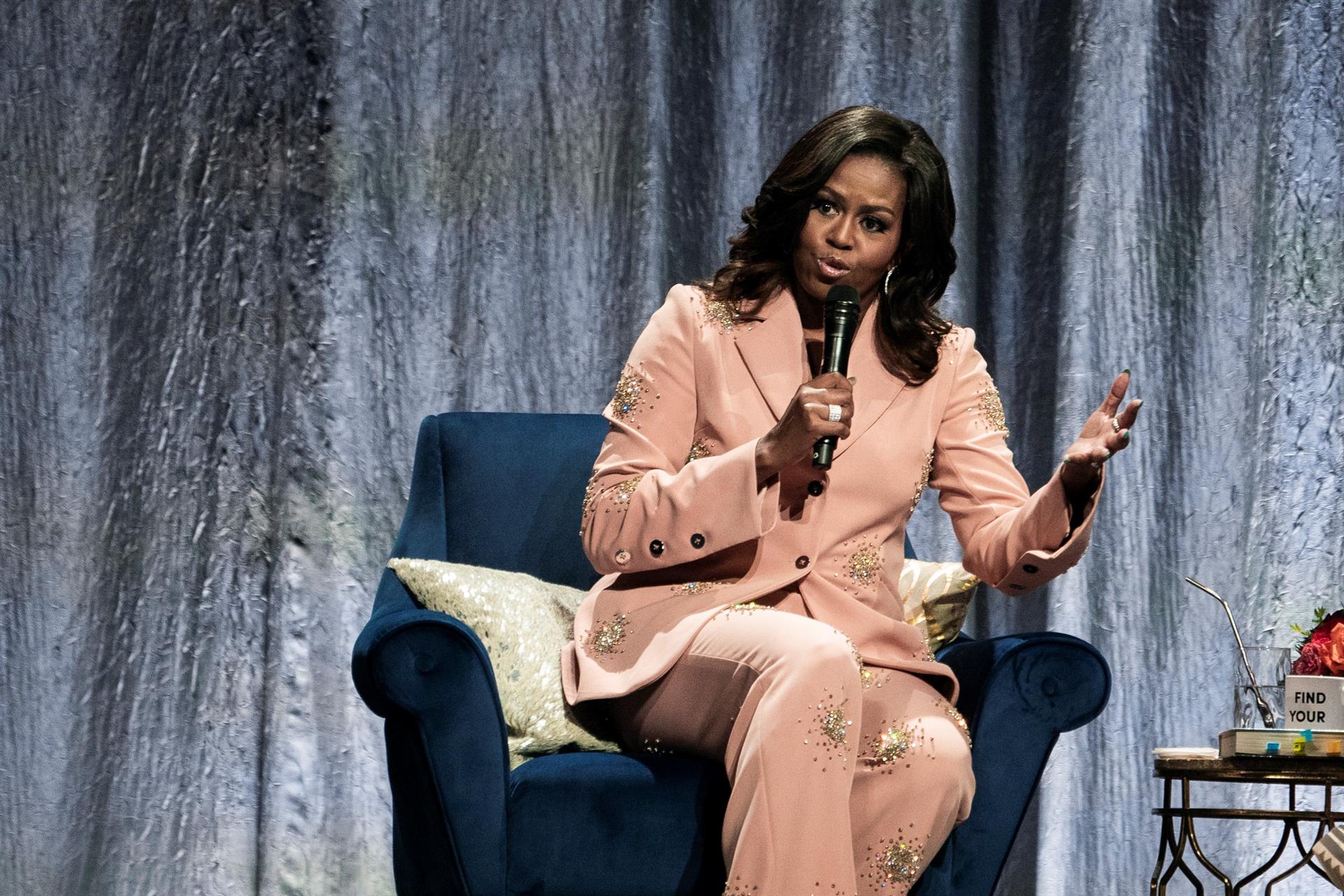 Fotografía de archivo de la exprimera dama Michelle Obama. EFE/ Martin Sylvest
