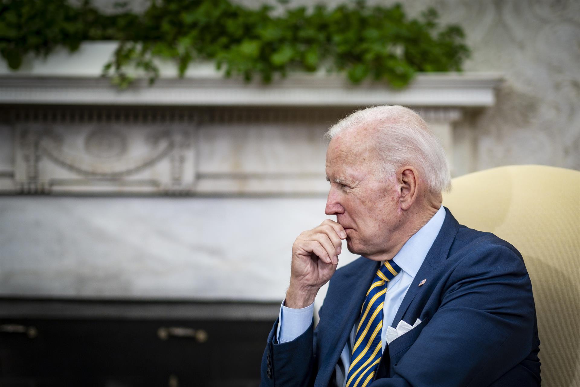 El presidente de EE.UU., Joe Biden, en la Casa Blanca, en una fotografía de archivo. EFE/EPA/Pete Marovich / POOL
