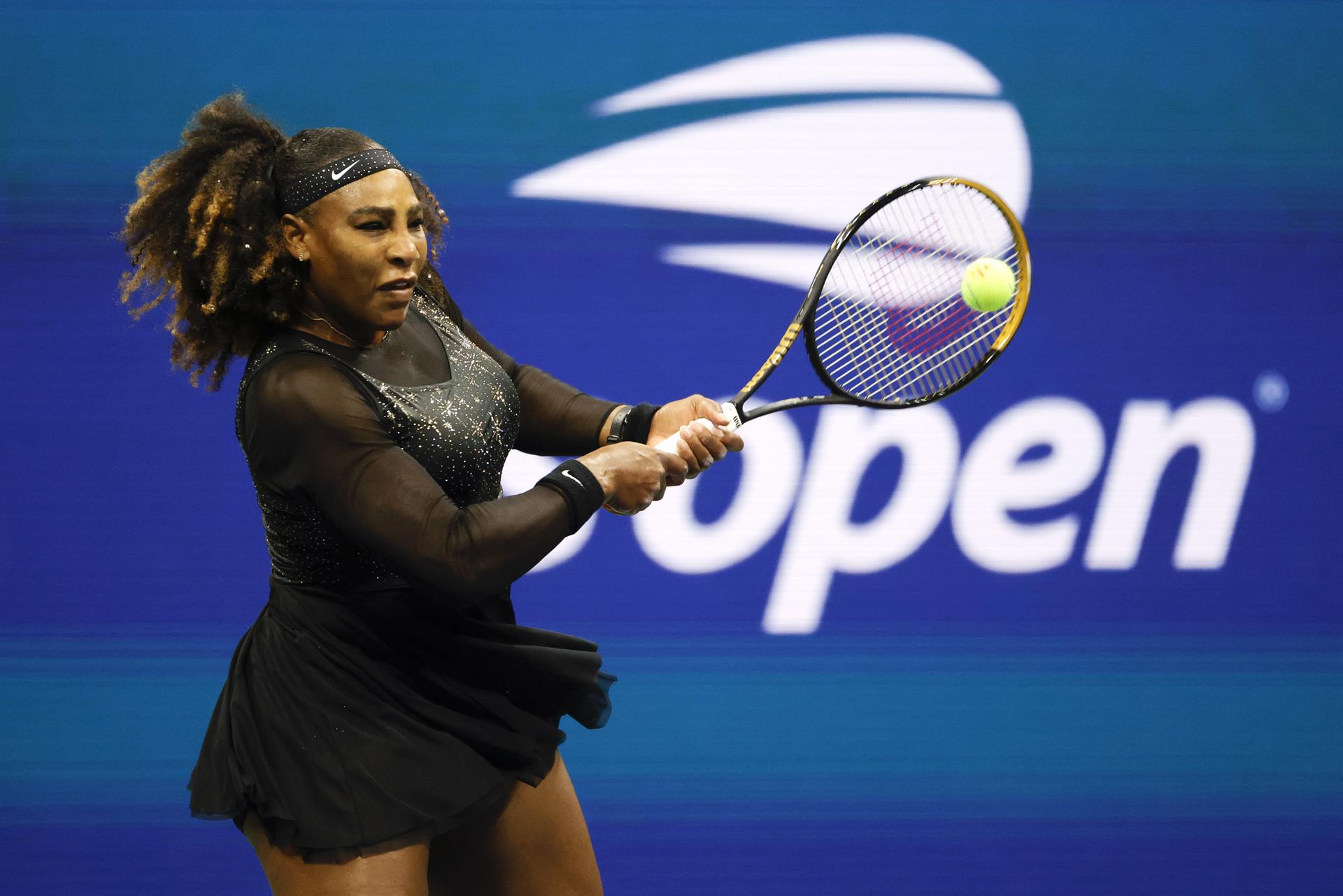Serena Williams participa en su último Abierto de EE.UU., en una fotografía de archivo. EFE/Jason Szenes
