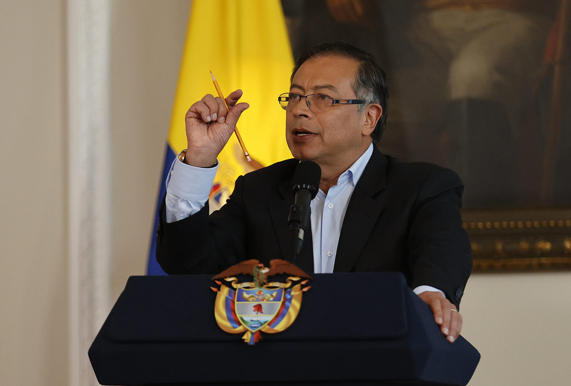 Imagen de archivo del presidente de Colombia Gustavo Petro. EFE/ Mauricio Dueñas Castañeda
