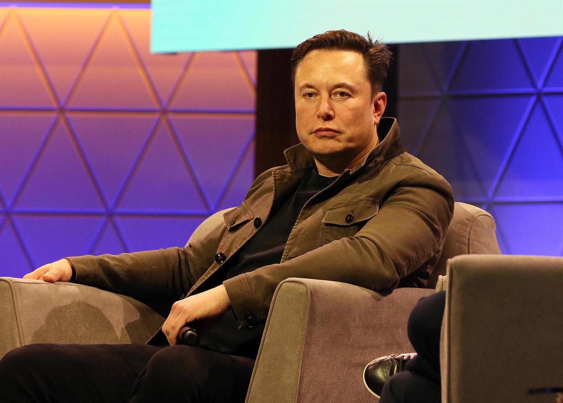 Fotografía de archivo fechada el 13 de junio de 2019 del empresario sudafricano Elon Musk en la conferencia 