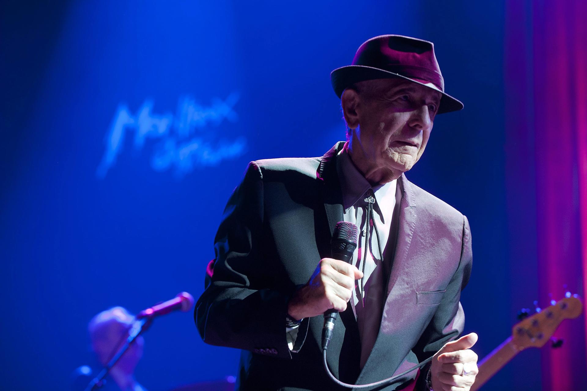 Imagen de archivo del cantante norteamericano, Leonard Cohen. EFE/SANDRO CAMPARDO
