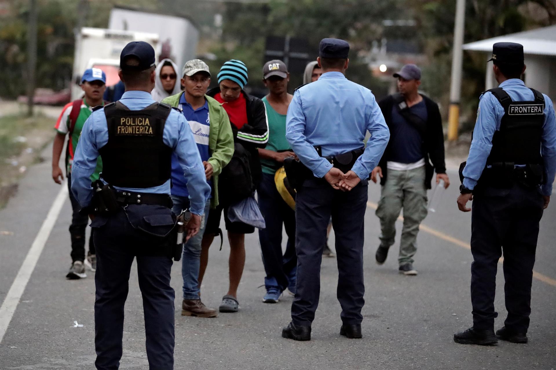 Los caribeños fueron retenidos durante un 