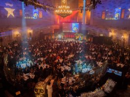 Vista general durante la gala de la Fundación "We are all Humans", el jueves 8 de diciembre de 2022, en el Gotham Hall de Nueva York (EE.UU.). EFE/ Ángel Colmenares
