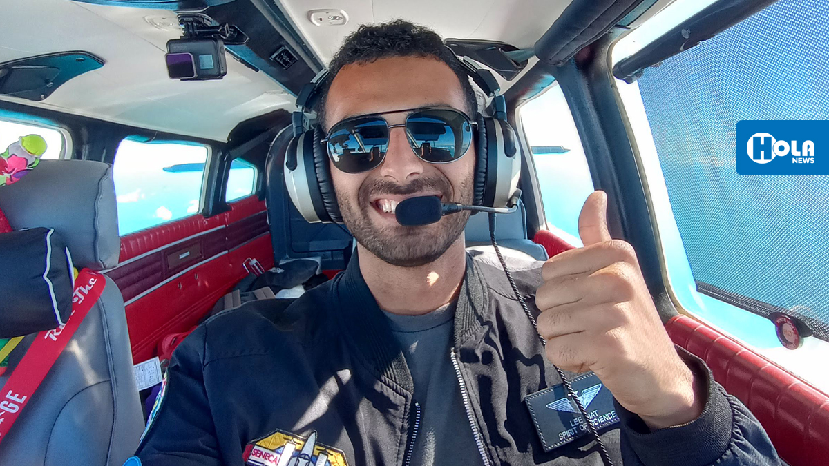 Lee Giat; Volando para apoyar la educación