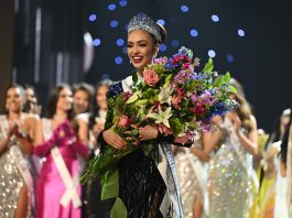 Miss Estados Unidos es coronada reina de la belleza universal Fotografía cedida por Miss Universo donde aparece Miss Universo Estados Unidos 2022, R'Bonney Gabriel, tras ganar Miss Universo 2023, hoy, en el Ernest N. Morial Convention Center en Nueva Orleans, Luisiana (Estados Unidos). EFE/ Benjamin Askinas /Miss Universe