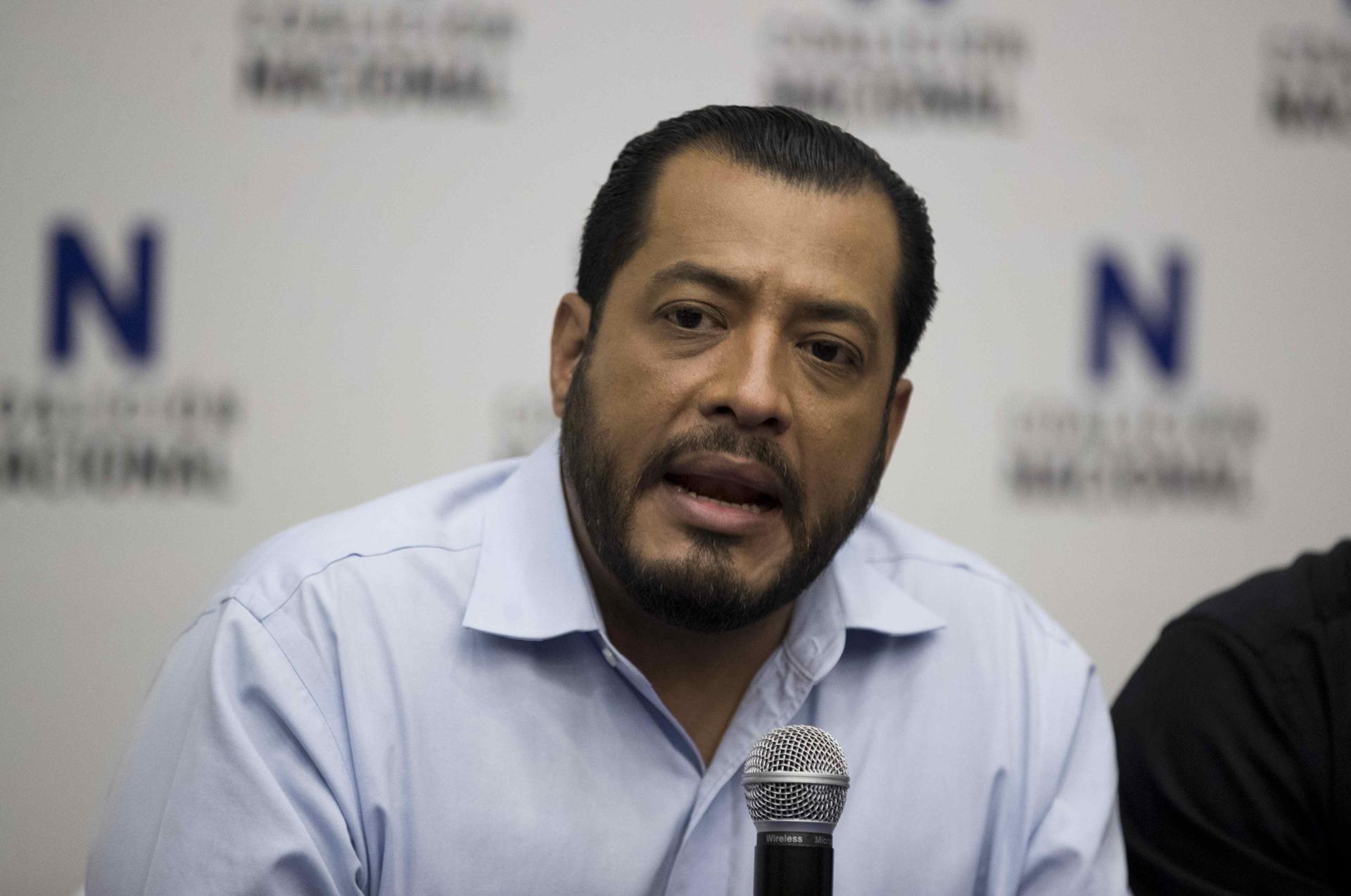 Fotografía fechada el 7 de junio de 2021 que muestra a Felix Maradiaga. EFE/ Jorge Torres
