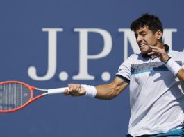 Fotografía de archivo del tenista chileno, Cristian Garin. EFE/EPA/CJ GUNTHER
