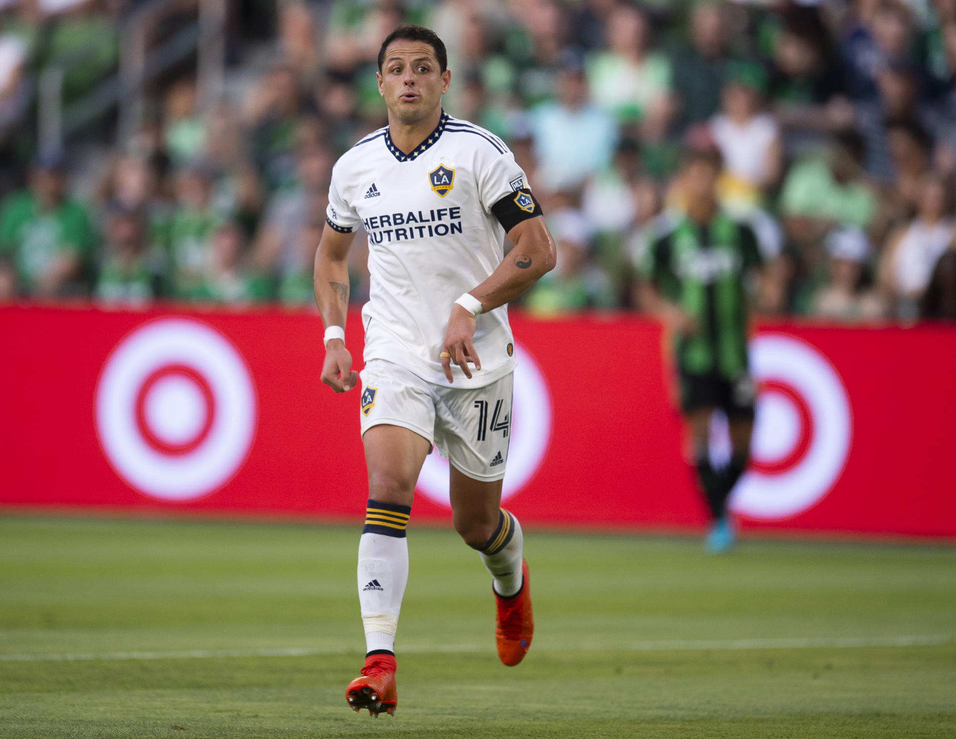 El delantero del LA Galaxy Javier 