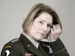 La general del Ejército de Estados Unidos y comandante del Comando Sur, Laura Richardson. Imagen de archivo. EFE/ Jeffrey Arguedas
