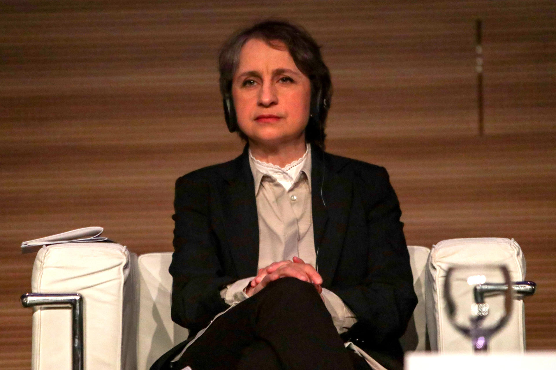 La mexicana Carmen Arístegui es nombrada “héroe de la libertad de prensa” La periodista mexicana Carmen Arístegui. Imagen de archivo. EFE/Jacinta Rivera Trobo