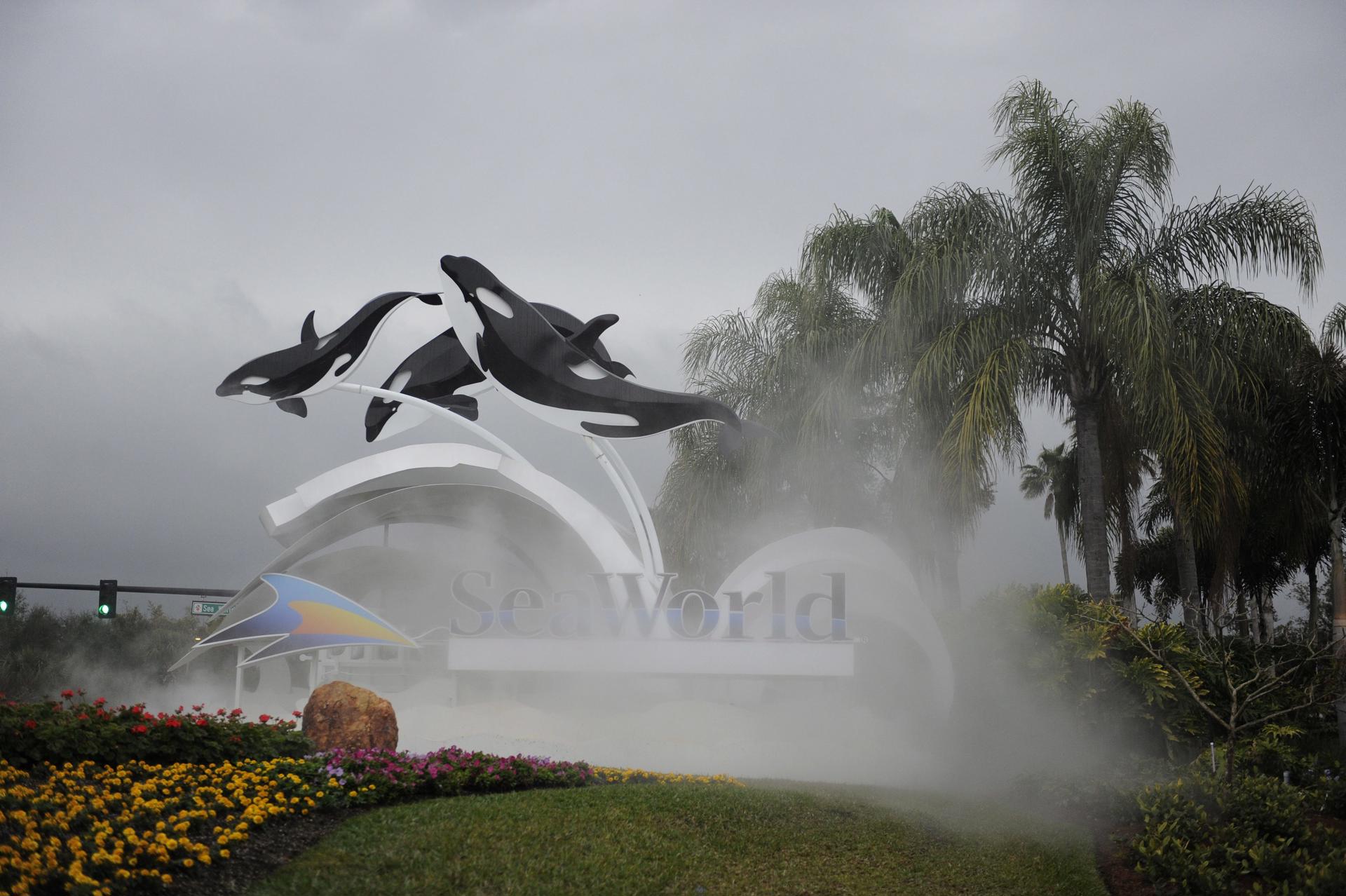 Inauguran en Florida la “primera montaña rusa de surf del mundo” Vista general del parque temático SeaWorld (Mundo Marino) de Orlando, Florida (EE.UU.). Imagen de archivo. EFE/PRESTON MACK