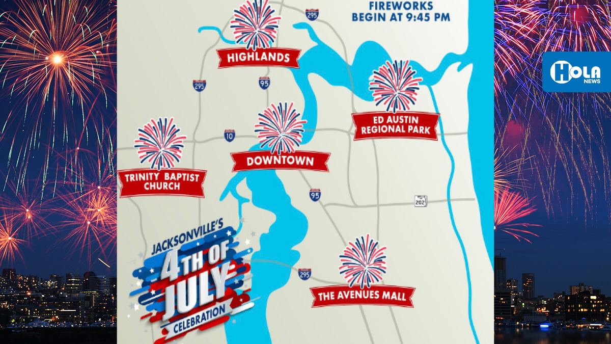 Cinco lugares para disfrutar de fuegos artificiales para el 4 de Julio