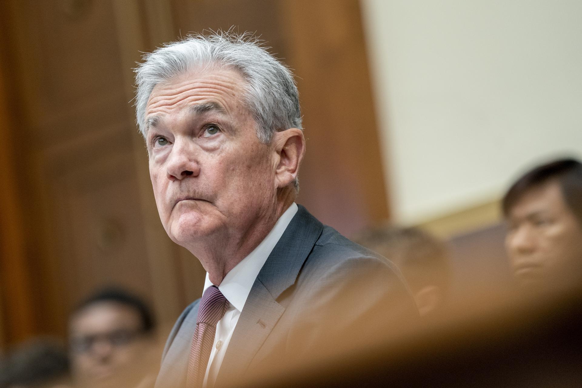 Powell reconoce ante el Congreso de EE.UU. la posibilidad de más subidas de tipos este año EFE/EPA/SHAWN THEW