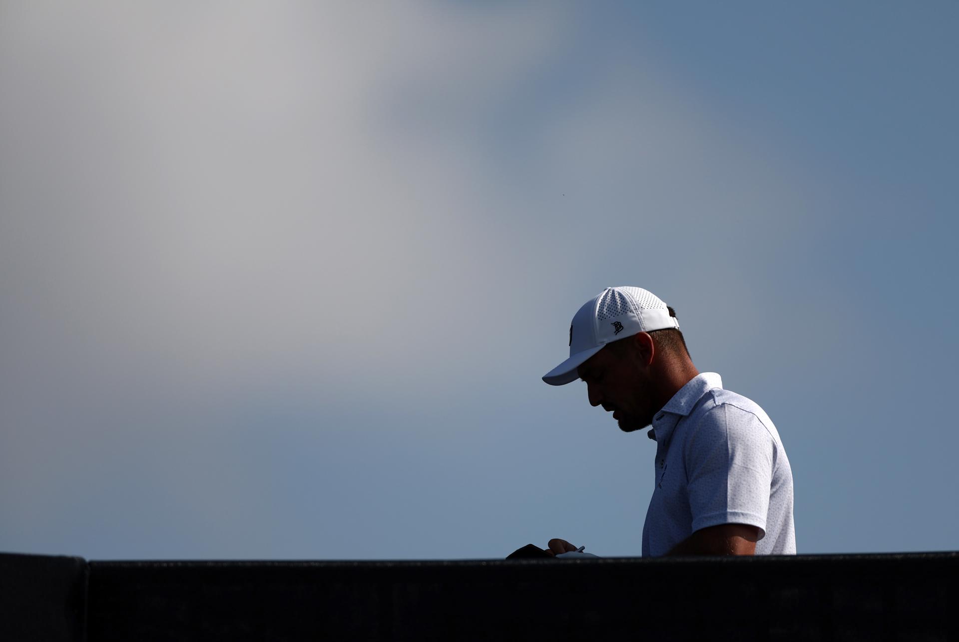 Foto de archivo del golfista Bryson DeChambeau. EFE/EPA/ADAM VAUGHAN
