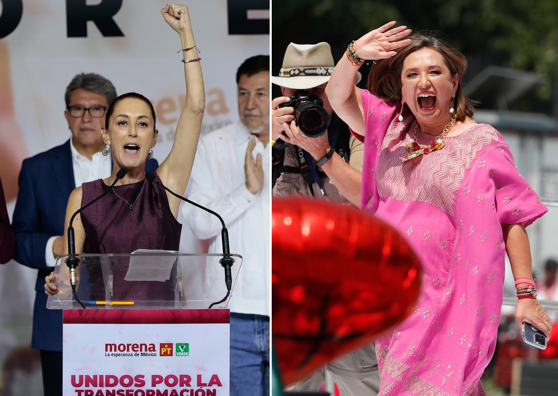 Dos mujeres y un hombre arrancan en México precampañas rumbo a  presidenciales de 2024 - Hola News