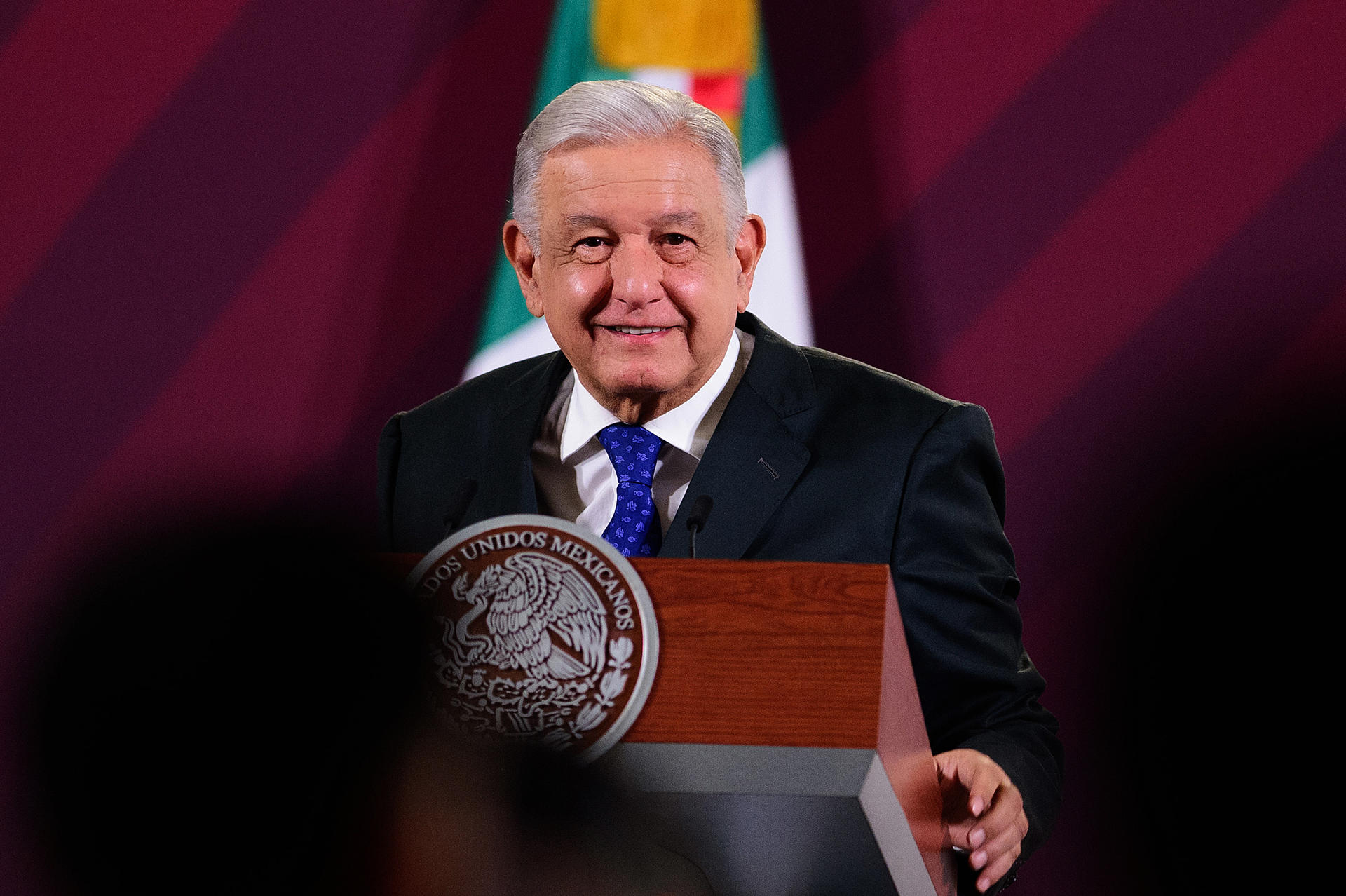 López Obrador promete 3.000 habitaciones de hotel y torneo de tenis en Acapulco tras Otis Fotografía cedida hoy por Presidencia de México, del mandatario mexicano, Andrés Manuel López Obrador, durante una conferencia de prensa en Palacio Nacional de la Ciudad de México (México). EFE/ Presidencia de México /SOLO USO EDITORIAL/SOLO DISPONIBLE PARA ILUSTRAR LA NOTICIA QUE ACOMPAÑA (CRÉDITO OBLIGATORIO)