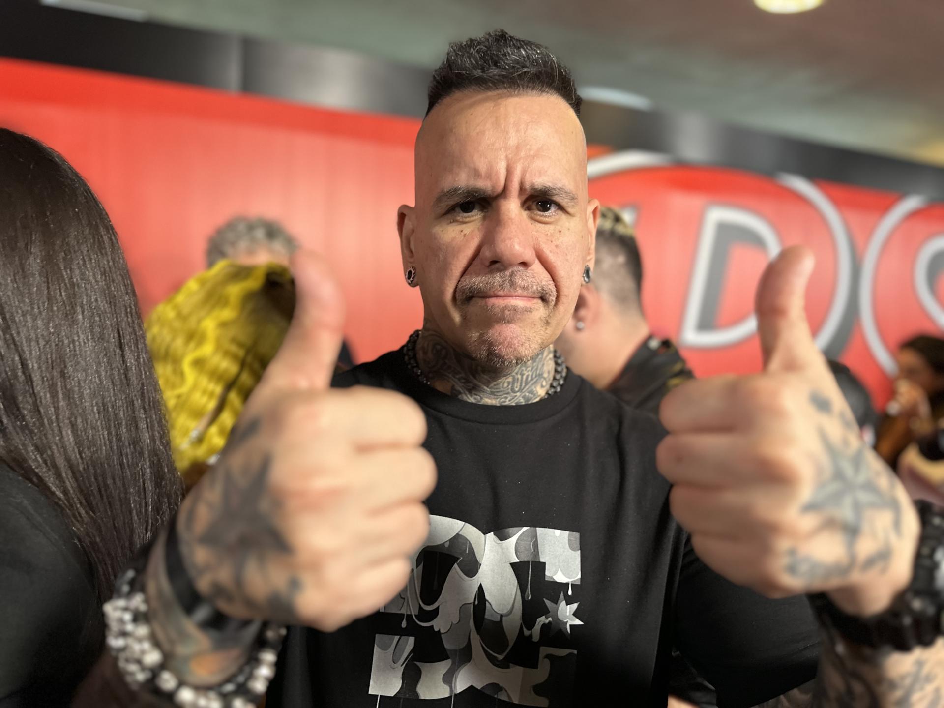 Los rockeros en español resisten y van ganando la batalla por mantenerse vigentes Andrés Giménez, líder del grupo argentino A.N.I.M.A.L, posa para EFE el 26 de octubre de 2023, en Miami, Florida (EE.UU.). EFE/ Alicia Civita