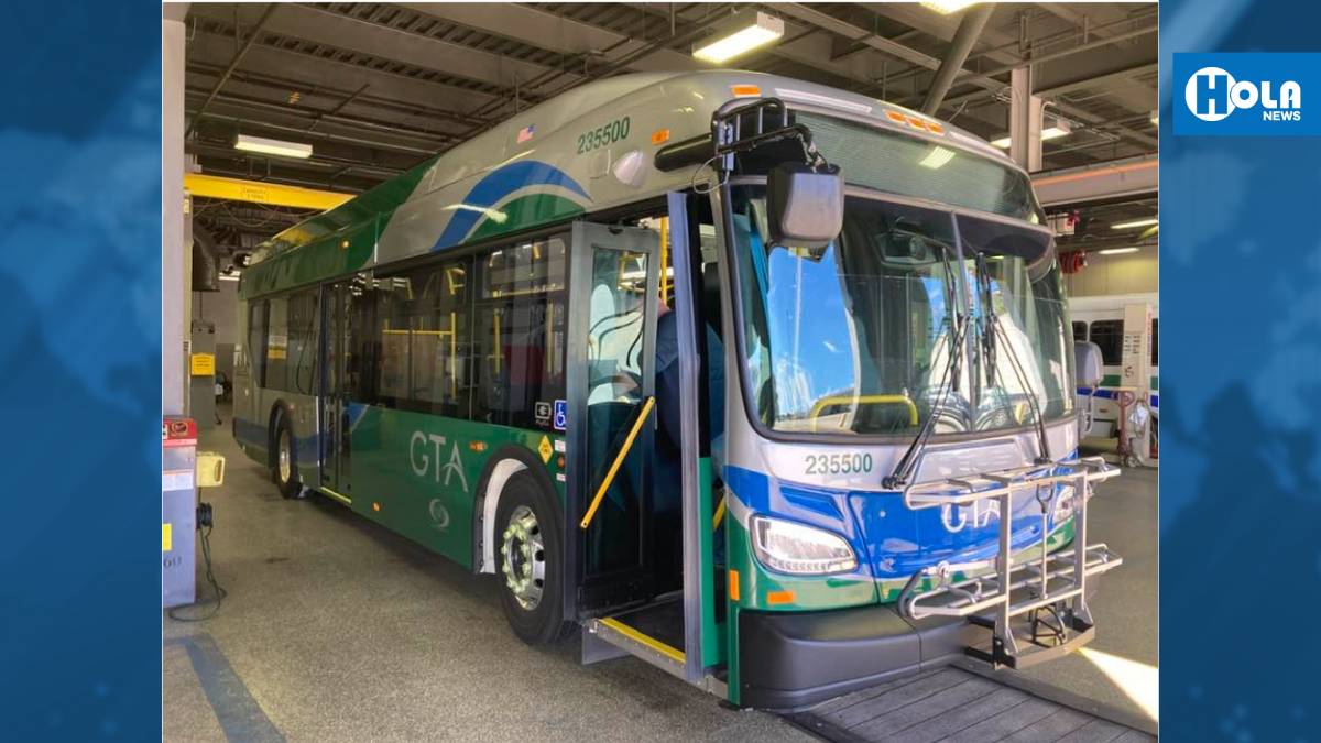 Nueva ruta de autobús en la primavera