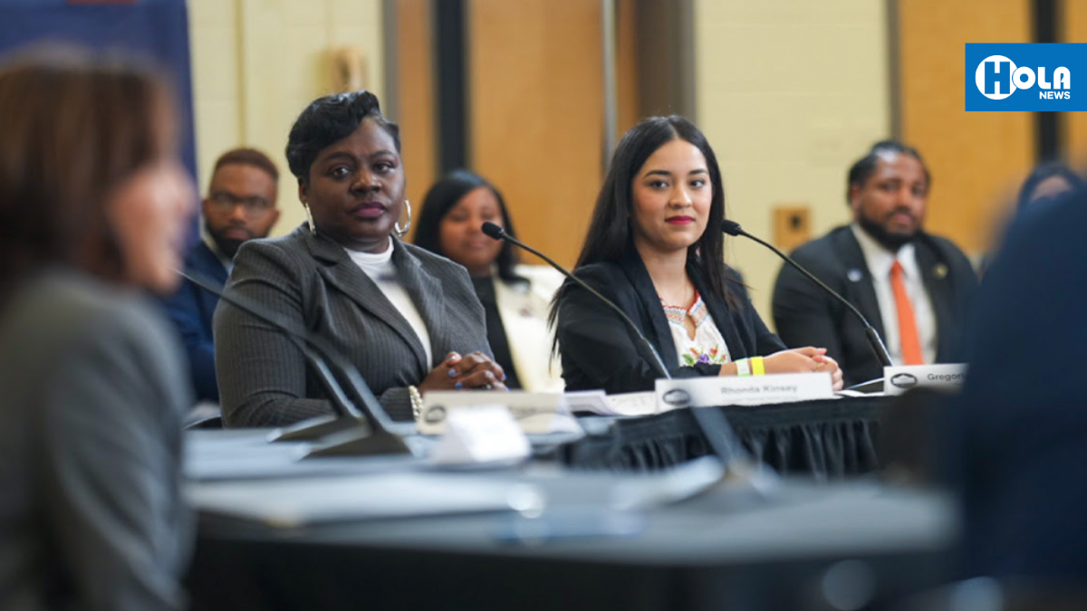 Estudiante hispana de UNC Greensboro se reúne con vicepresidenta Kamala Harris