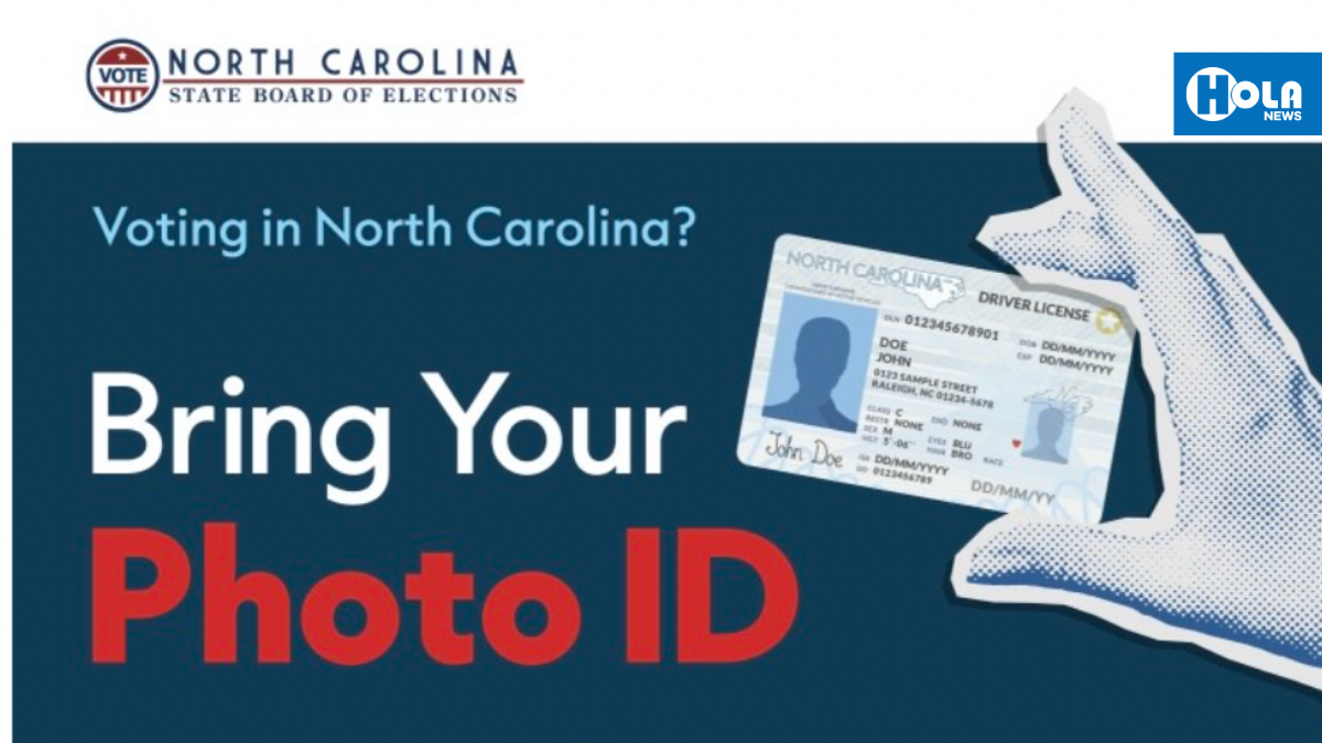 “Traiga su ID con foto” campaña para votar en Carolina del Norte