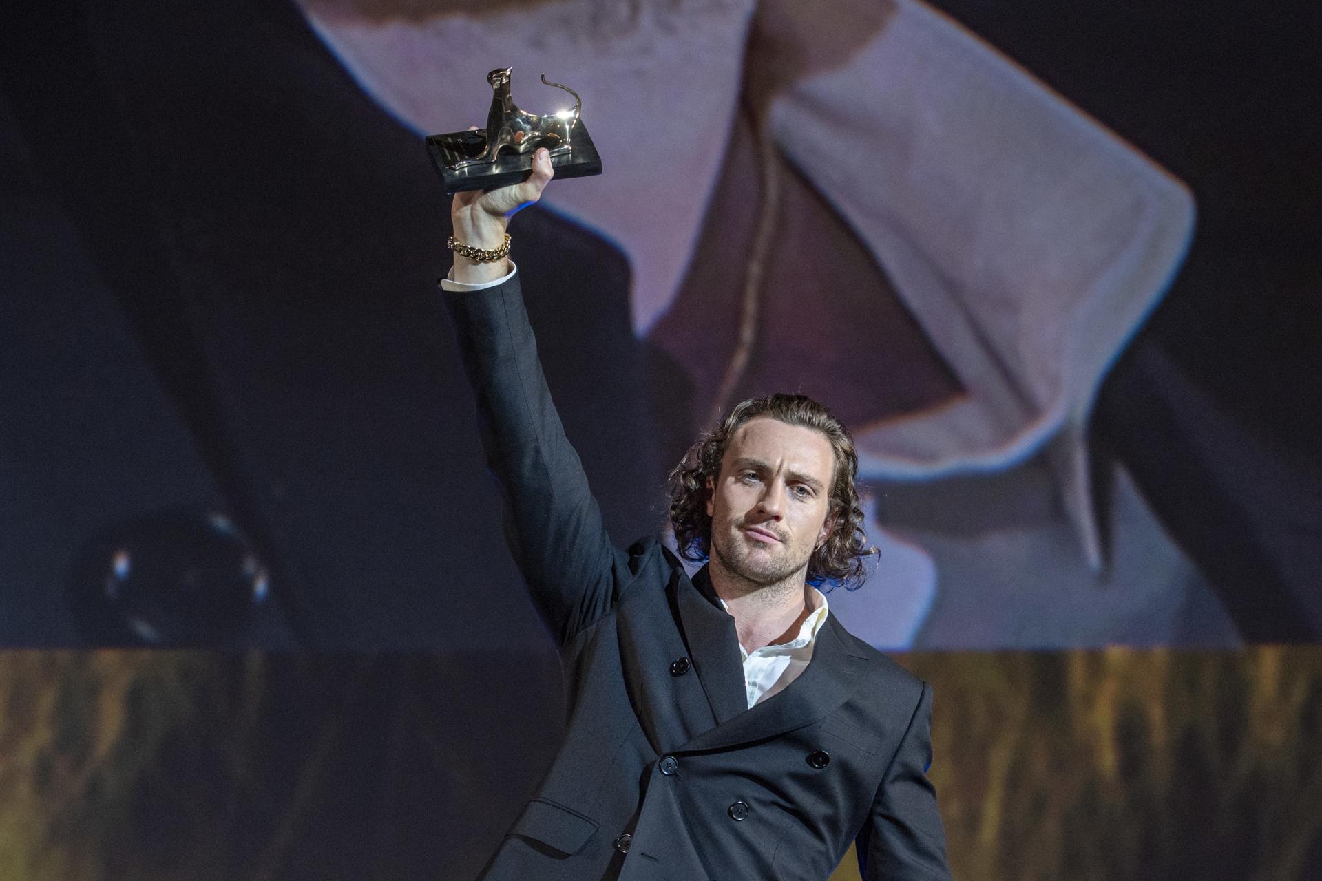 El actor británico Aaron Taylor-Johnson, candidato a ser el próximo James Bond Imagen de archivo. EFE/EPA/URS FLUEELER