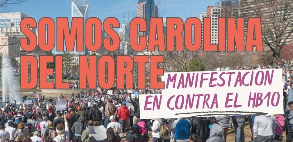 Manifestación en Charlotte contra la HB 10