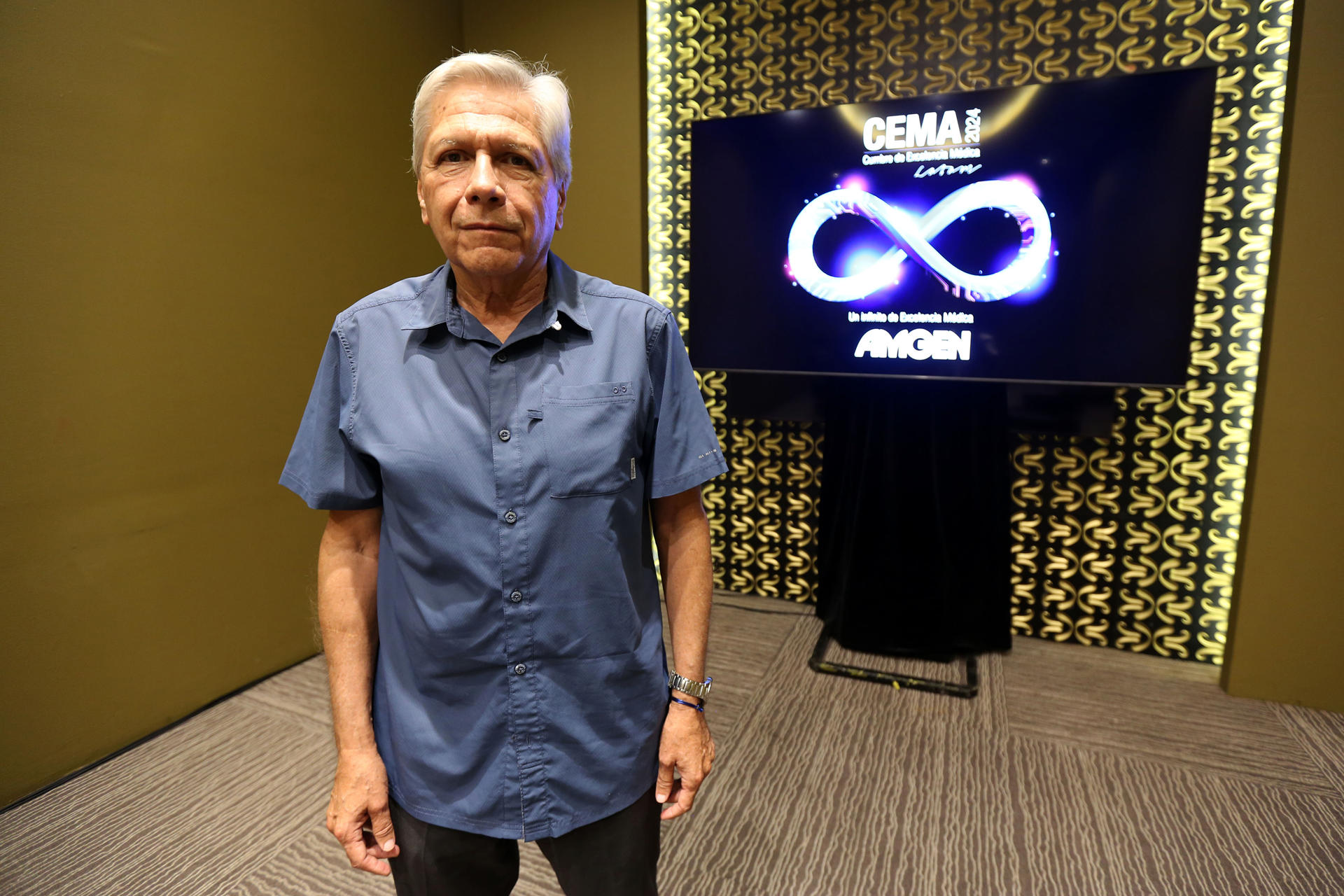 Mieloma múltiple: de cáncer incurable a esperanza de vida para hasta 15% de los pacientes El doctor David Gómez Almaguer, posa durante una entrevista con EFE el 17 de mayo de 2024 en Playa del Carmen, Quintana Roo (México). EFE/Alonso Cupul