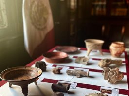 México repatriará 20 piezas arqueológicas de Estados Unidos en los próximos días Fotografía cedida este jueves, por la Secretaría de Cultura, de piezas arqueológicas devueltas a México. EFE/Secretaría de Cultura/SOLO USO EDITORIAL/SOLO DISPONIBLE PARA ILUSTRAR LA NOTICIA QUE ACOMPAÑA (CRÉDITO OBLIGATORIO)