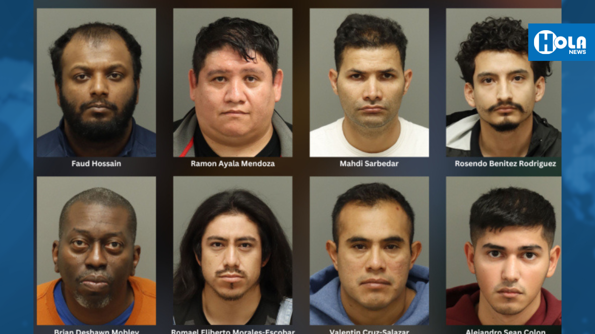 Ocho arrestados por depredadores sexuales