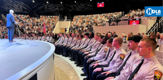 Bomberos realizan ceremonia de graduación y entregan reconocimientos