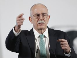 México aborda “satisfactoriamente” medidas de EE.UU. contra gusano barrenador del ganado Imagen de archivo del secretario de Agricultura y Desarrollo Rural (Sader), Julio Berdegué. EFE/ Isaac Esquivel