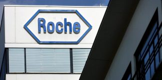 Roche lanza plataforma digital para atender desafíos de salud en Latinoamérica Fotografía de archivo que muestra del logo de la multinacional suiza Roche, en un edificio en Basilea (Suiza). EFE/ Steffen Schmidt