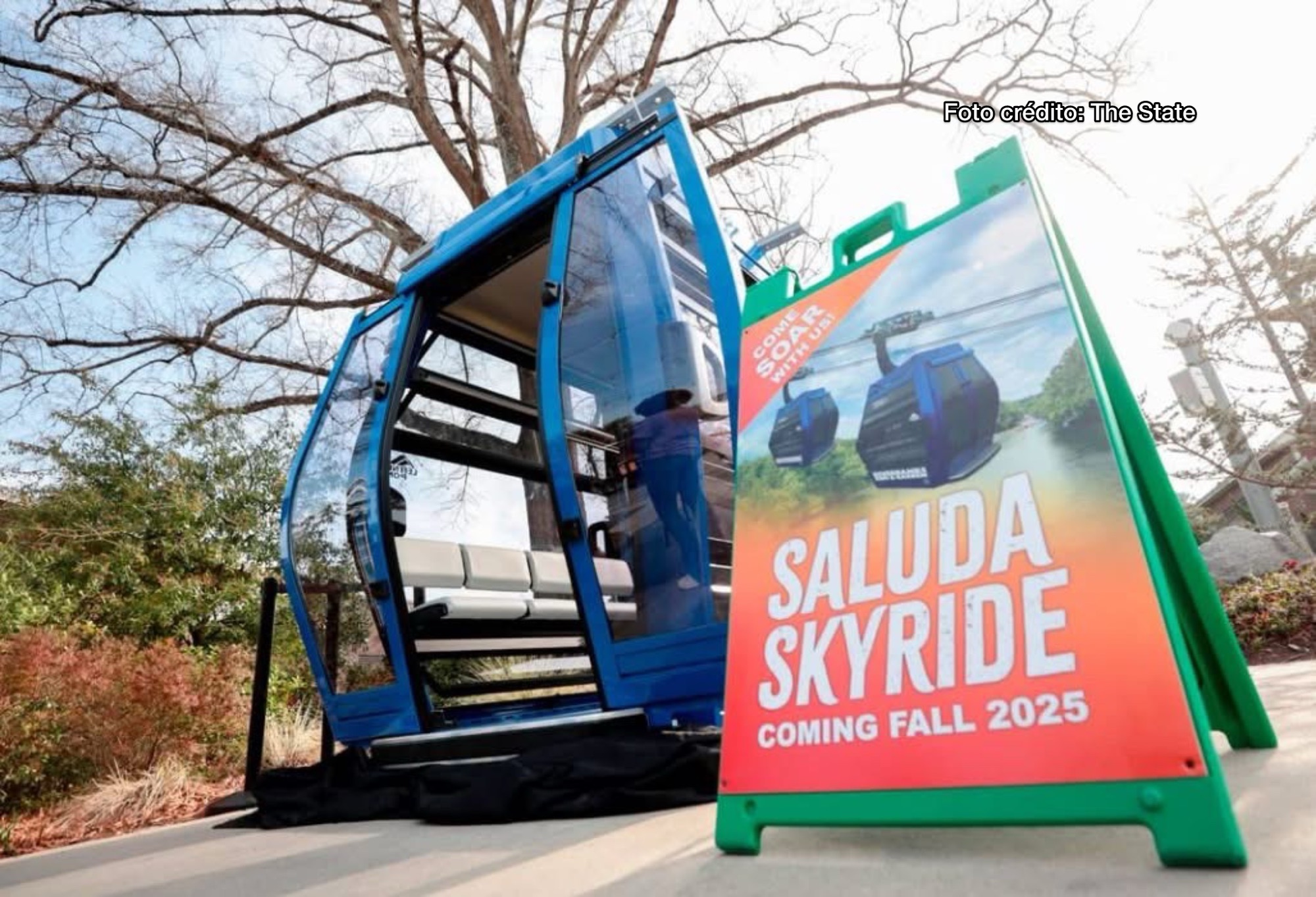 Zoológico inaugura teleférico eléctrico